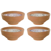 Scented Candle Natural Cottage 250 g (4 Units) - DKD Home Decor Maroc - Aylal Beauty